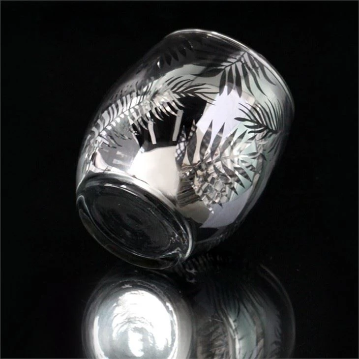 Sliver Glass Candle Holder