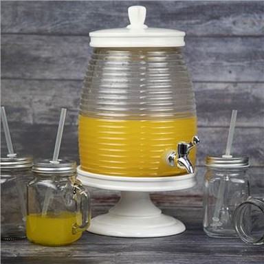 Dispenser Bwason Glass ak Tap ak kanpe