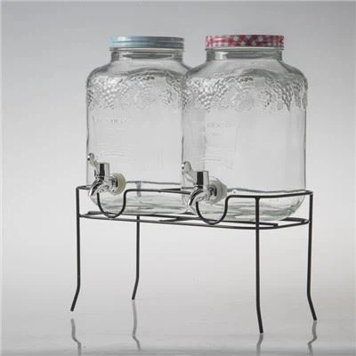 Glass Frijidè Bwason Dispenser