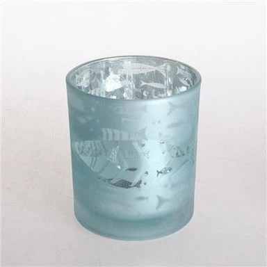 Glass Votive Bouji Holder Jar