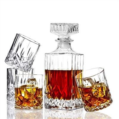 Decanter wiski pou Scotch Likè Bourbon
