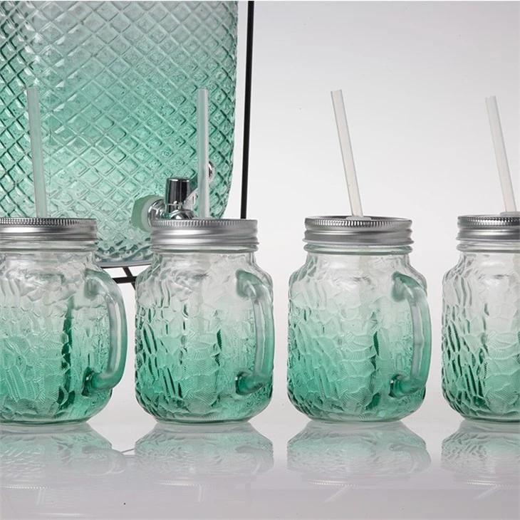 3l Glass Beverage Dispenser With Stand