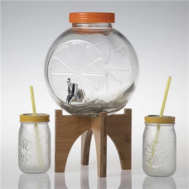 Mason Jar Orange Dispenser Ak De Mason Jar