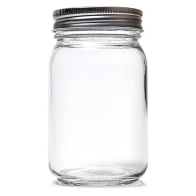 Glass Mason Jar Airtight Lid